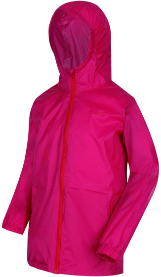 Regatta Pack It III regenjas meisjes roze maat 7-8 jaar