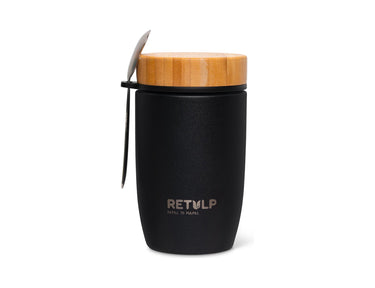 Retulp lunchbeker - big mug - premium black - 500 ml