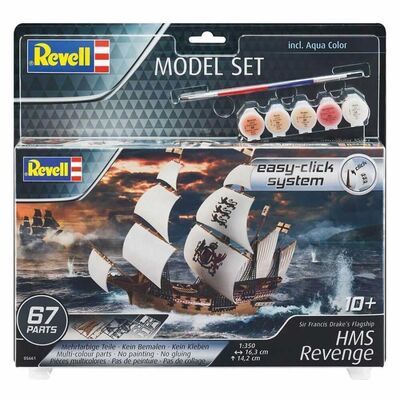 Otto simon revell - bouwmodel easy click system hms revenge