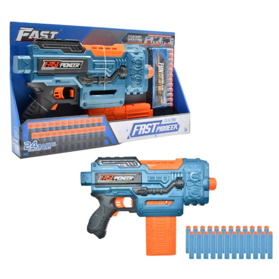 Load image into Gallery viewer, Fast pioneer Speelgoedpistool met Magazijn 24 kogels
