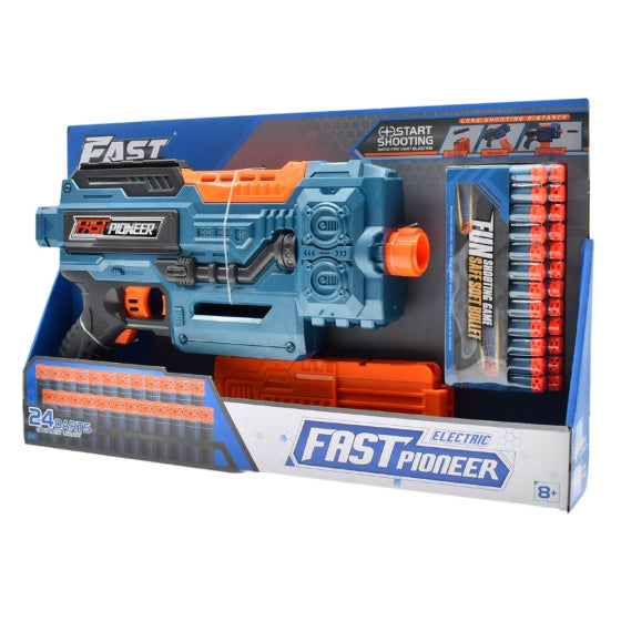Load image into Gallery viewer, Fast pioneer Speelgoedpistool met Magazijn 24 kogels
