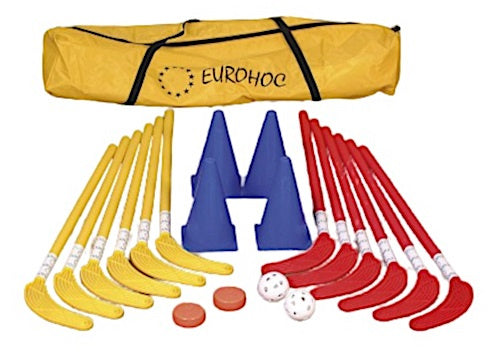 Load image into Gallery viewer, Reydon Hockeyset junior 75 cm rood geel blauw 20-delig

