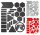 Rie:sel design re:flex city - reflective stickers