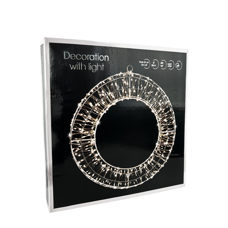 Afbeelding laden in galerijviewer, Ring led wit 480 leds ø38cm
