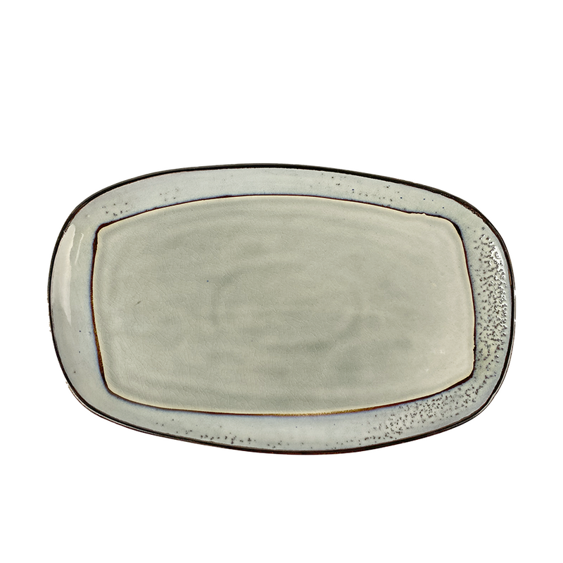Afbeelding laden in galerijviewer, Riverdale schaal metz soft grey 30,5x19cm
