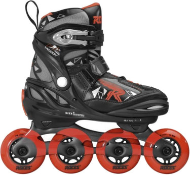 Roces Inline skates Moody Tif 82A zwart rood maat 36-40