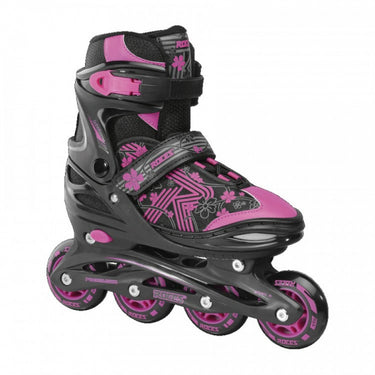 Roces Jokey 3.0 inlineskates softboot meisjes zwart roze maat 26-29