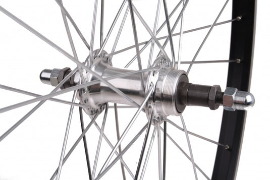 Achterwiel Paraflex Hybride 28 inch velgrem aluminium zwart