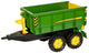 Rolly toys Aanhanger RollyContainer John Deere 98 x 51 cm groen