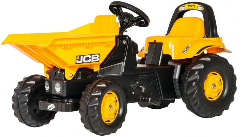 Load image into Gallery viewer, Rolly toys Traptractor RollyKid Dumper JCB junior geel
