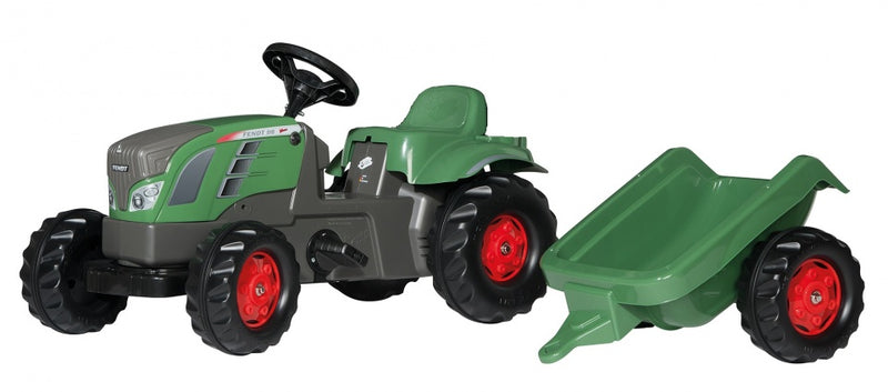 Load image into Gallery viewer, Rolly toys Traptractor RollyKid Fendt 516 Vario junior groen grijs
