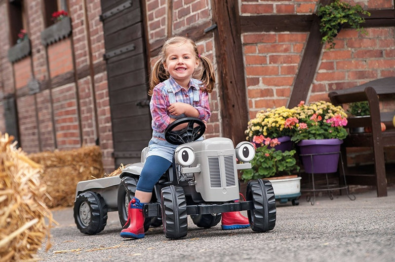 Load image into Gallery viewer, Rolly toys traptractor rollykid litlle grey fergie junior grijs
