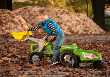 Rolly toys Traptractor RollyKiddy Futura junior groen zwart
