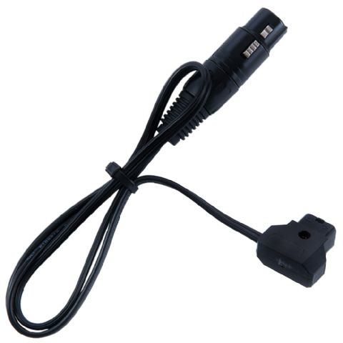 Load image into Gallery viewer, Rolux 4-pins XLR Female plug met Male D-Tap RL-C3
