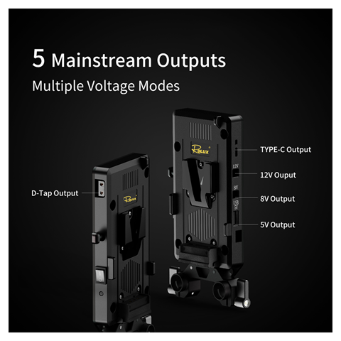 Load image into Gallery viewer, Rolux v-mount battery plate rl-vp1
