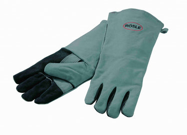 Rösle Barbecuehandschoenen 41,5 cm leer zwart grijs one-size