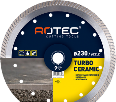 Rotec 704.2303ts turbo ceramic', ø230x22,2mm - 704.2303ts