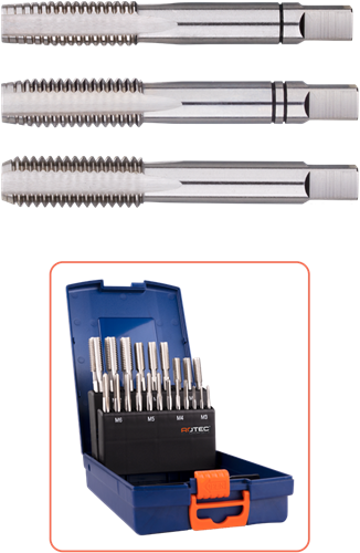 Rotec handtappenset '300' | 21-dlg. | m3-m12 abs - 900.2000