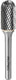 Rotec hm-stiftfrees, model c - z6 kruisvertand ø3x14x38xø3mm - 4320301