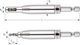 Rotec hss scharnierboor | 1 4 -bitopn. e6.3 | ø2,75 (schroef ø4-4,5) - 268.0003
