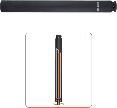 Rotec krachtdop | binnenvierkant 1 2 | extra lang | l=310 | sw 24 - 842.3024