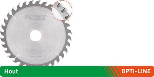 Load image into Gallery viewer, Rotec opti-line hm cirkelzaagblad voor handmachines | ø160x2,2x20 | z=48 | tf-uni - 553.0132
