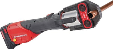 Rothenberger accu-persmachine | 12-110 mm, 4 ah + 2 ah | met accu en laadapparaat kunststof koffer | 1 stuk - 1000001923 1000001923