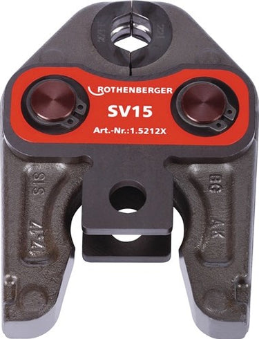 Rothenberger werkstukklem | 32-34 kn nominale wijdte 35 mm | speciaal staal | romax 4000, romax 3000 ac, romax ac eco | 1 stuk - 015216x 015216x
