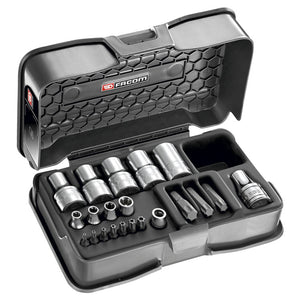 Facom set met torx-doppen en -bits