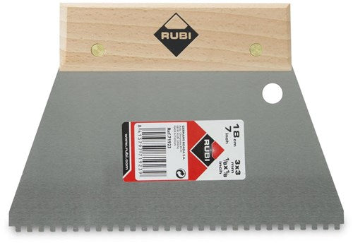 Load image into Gallery viewer, Rubi eenvoudige lijmspaan | 18 cm 3x3 mm | houten greep - 71923
