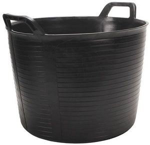 Rubi flextub serie - flexibele emmer - 25l - ergonomische handgrepen - zwart