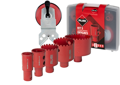 Rubi kit 5 drygres boren premium - 51937