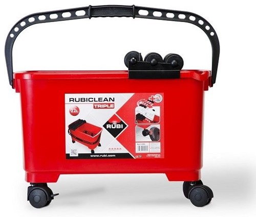 Afbeelding laden in galerijviewer, Rubi clean triple superpro sponsbak | 23l | 53 x 28 x 37 cm - 21995
