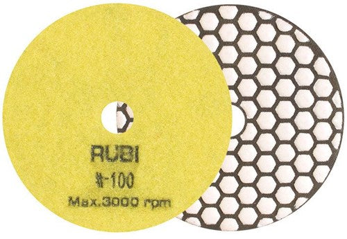 Afbeelding laden in galerijviewer, Rubi schuur- en polijstpad | ø100 mm | korrel #100 - 62971
