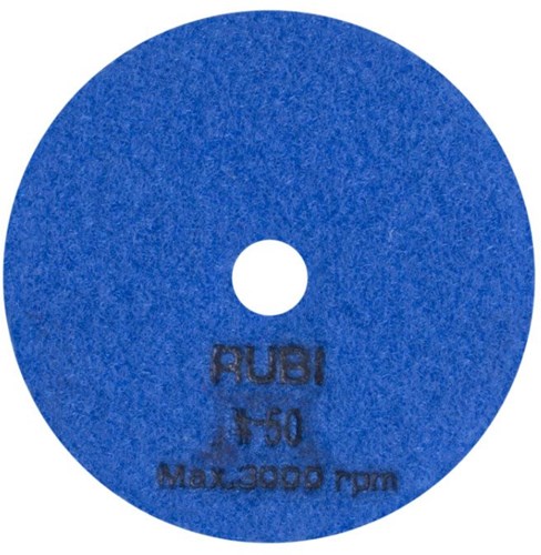 Afbeelding laden in galerijviewer, Rubi schuur- en polijstpad | ø100 mm | korrel #50 - 62970

