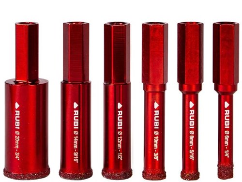 Afbeelding laden in galerijviewer, Rubi waxboor drygres 4drill hex 6 mm - 05923
