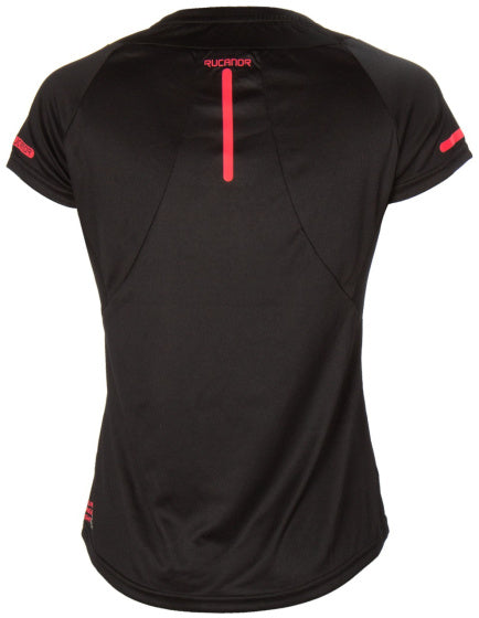 Load image into Gallery viewer, Rucanor Dana sportshirt dames zwart maat S
