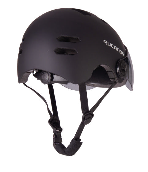 Load image into Gallery viewer, Rucanor Urban Sprint Fietshelm Verstelbaar Zwart Maat 55-58 cm (M)
