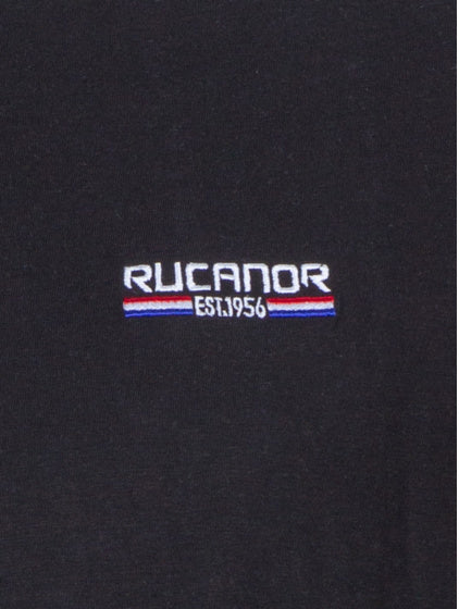 Rucanor Raffi basic shirt ronde hals heren zwart maat XL