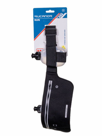 Load image into Gallery viewer, Rucanor Running heuptas 2 flessen unisex zwart
