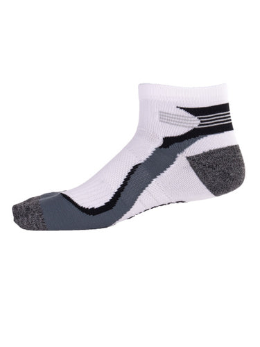Rucanor Hardloopsokken kort 2-pack wit grijs maat 39-42