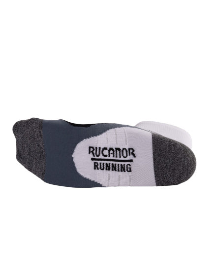 Load image into Gallery viewer, Rucanor Hardloopsokken lang 2-pack wit grijs maat 39-42
