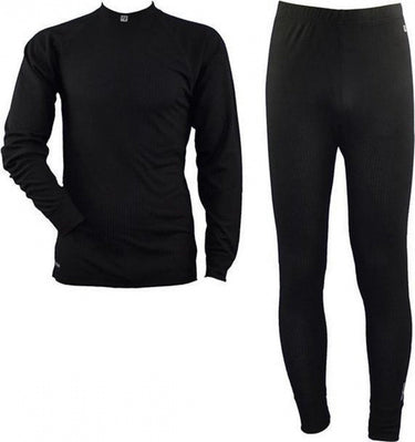 Rucanor Thermosuit Montana II heren polyester zwart 2-delig mt L