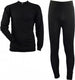 Rucanor Thermosuit Montana II heren polyester zwart 2-delig mt L