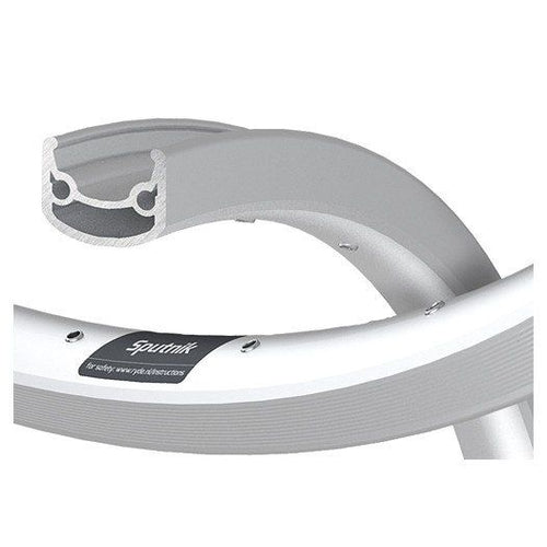Rigida velg ryde 28 (622) sputnik 36g | zilver | geslepen