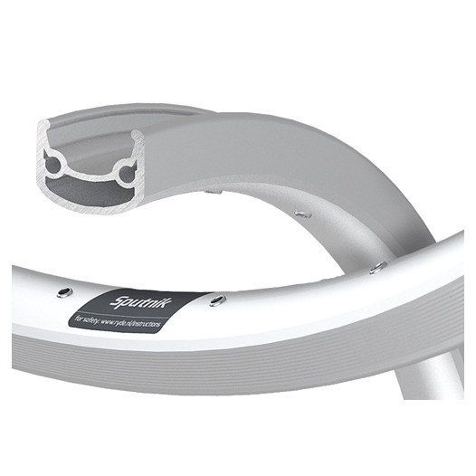 Rigida velg ryde 28 (622) sputnik 36g | zilver | geslepen