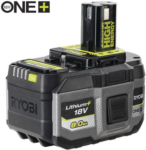 Ryobi rb1880t | 18v one+ 8.0ah accu - 5133006264