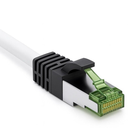 Goobay patchkabel cat.8.1 s ftp (wit, 0,5 meter)
