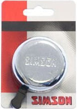 Load image into Gallery viewer, Simson fietsbel Traditioneel chroom op kaart
