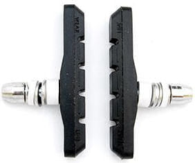 brake pads V-brake 72 x 12.5 mm black 2 pieces